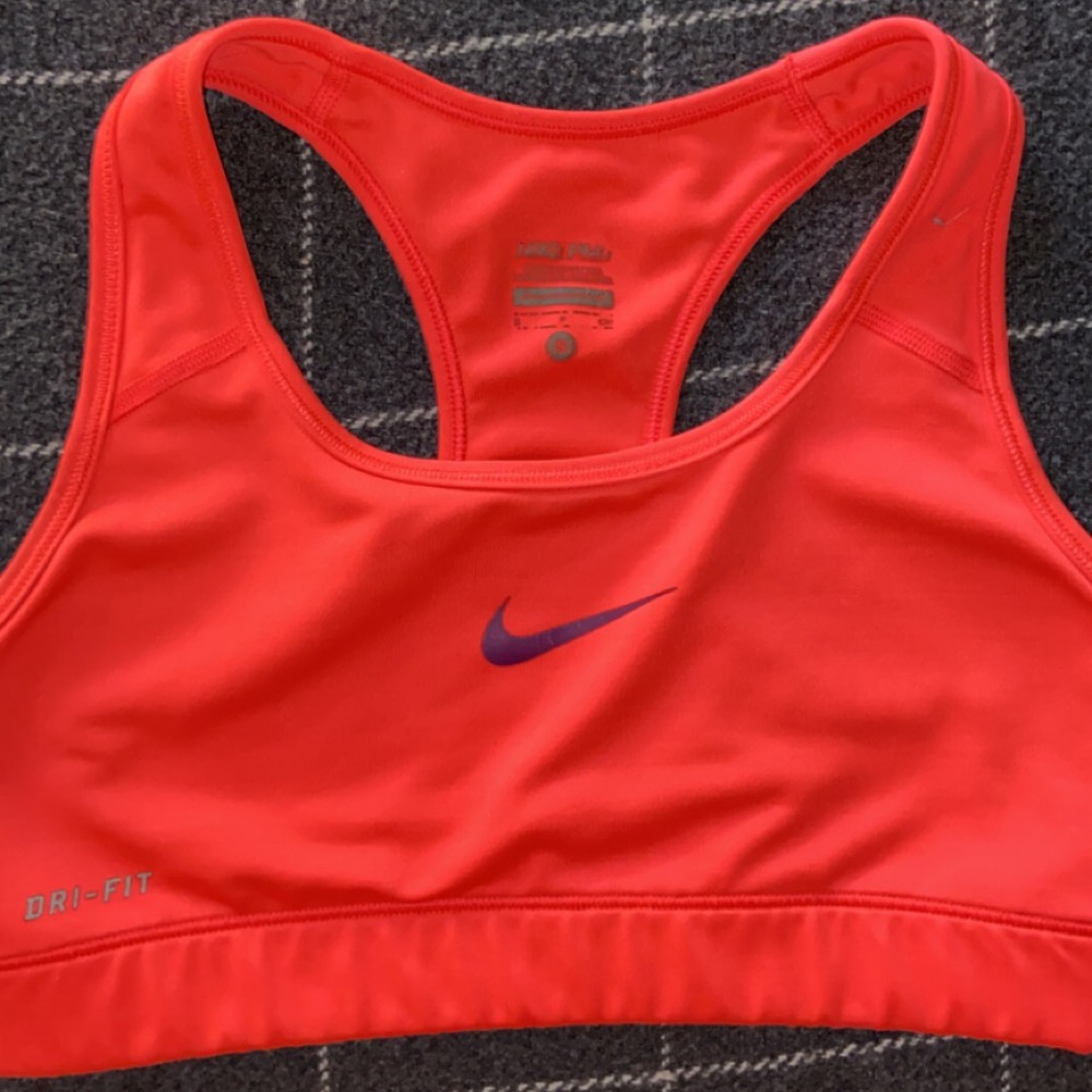 Small neon Dri-Fit Nike sports bra